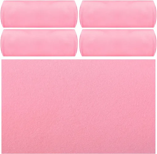 Miniatura 10 de Breling Paquete de 4 toallas de yoga calientes de 72 x 24 pulgadas, tapete de microfibra antideslizante, absorbente de sudor, suave, tapete esencial