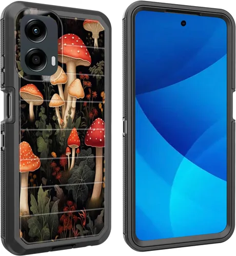 Miniatura 14 de Funda para Moto G Play 4G 2024, cuerpo completo, protección contra caídas, resistente, 3 capas, militar, resistente, duradera, para Motorola Moto G