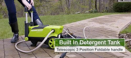 Miniatura 6 de Earthwise PW16503 1650 PSI 1.4 GPM Lavadora a presión eléctrica