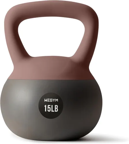 Miniatura 15 de WeGym Mancuernas suaves con base resistente a impactos acolchada y mango antideslizante de agarre ancho para entrenamientos en casa, levantamiento