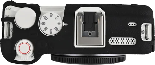 Miniatura 2 de Funda para cámara R50 V, cuerpo completo, delgada, ligera, de silicona, carcasa de goma para Canon Eos R50 V R50V (negro)