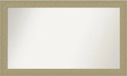 Miniatura 71 de Amanti Art Espejo de pared personalizado no biselado (24.25 x 24.25 pulgadas), marco dorado de mosaico, varios tamaños personalizados, espejo