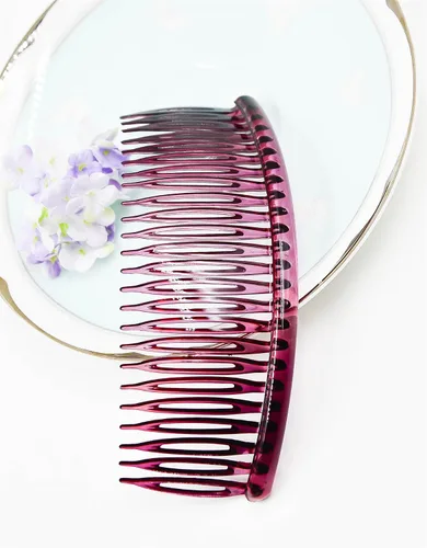 Miniatura 4 de Peine para el cabello con patrones surtidos de belleza sin esfuerzo de 4.7 pulgadas, paquete de 4