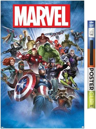 Miniatura 11 de Trends International Marvel Comics - Póster de pared con foto de grupo, 22.375 x 34 pulgadas, versión premium sin marco