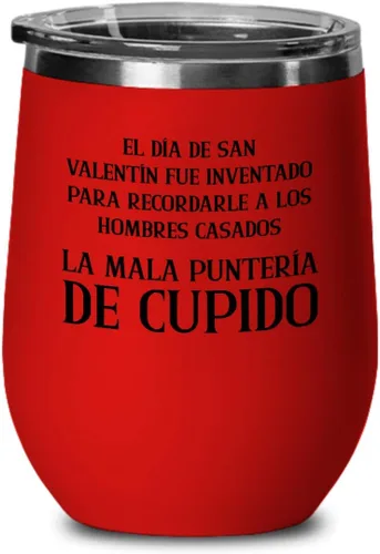 Miniatura 3 de Regalo para San Valentín Vaso de Vino para hija Perfecto regalo para navidad, graduados, profesionales y estudiantes Vaso con afirmaciones Azul