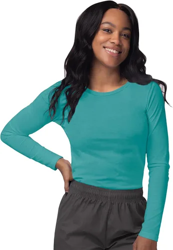 Miniatura 2 de Sivvan Scrubs for Women - Long Sleeve Comfort Underscrub Tee 3-Pack