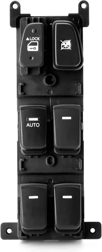 Miniatura 9 de Hyundai Sonata - Interruptor de ventana eléctrica, control principal del lado del conductor, conjunto de cerradura de puerta, color beige