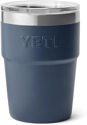 Miniatura 5 de YETI Rambler - Vaso apilable de 16 onzas, aislado al vacío, de acero inoxidable con tapa MagSlider Apilable