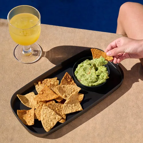 Miniatura 4 de madesmart dipware - Plato pequeño para servir, apilable y extraíble, para salsa, queso, ensalada, aceitunas, apto para lavavajillas y microondas