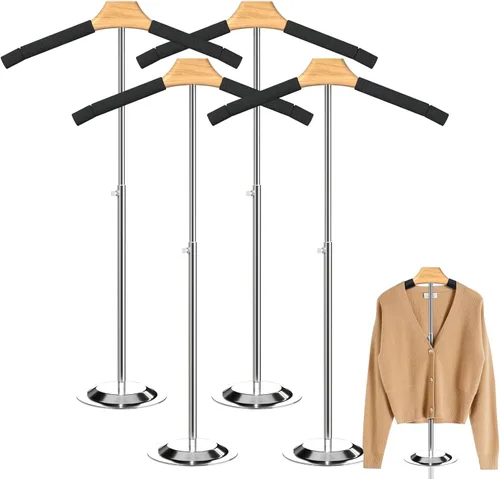 Miniatura 10 de Pantalla ajustable para camisetas para adultos para proveedores, soporte de hombro flexible de 18 a 31.1 pulgadas, soporte de hombro portátil