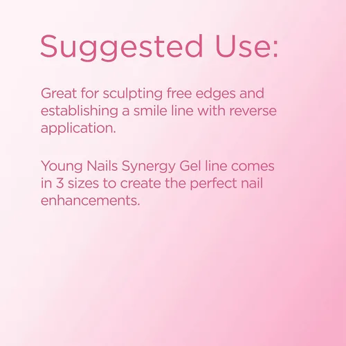 Miniatura 4 de YOUNG NAILS Gel Escultor Blanco, Blanco, 0.53 oz.