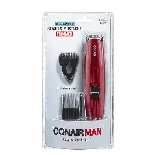 Miniatura 5 de Cortadora eléctrica para barba y bigote de hombre Conair.