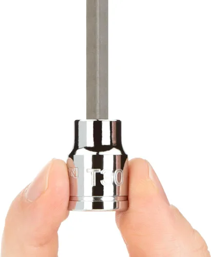 Miniatura 6 de TEKTON 3/8 Pulgada de transmisión Largo Torx Juego de llaves de punta de estrella, 12 piezas (T10-T60) SHB91305