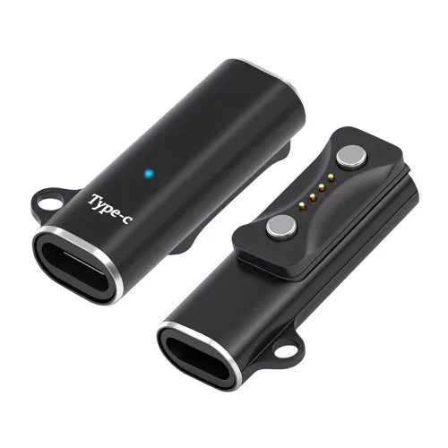 Miniatura 12 de 6 unids/set USB-C hembra a 2 pines DC 5 V potencia carga adater para cortadora de pelo eléctrica barba recortadoras afeitadoras instrumentos