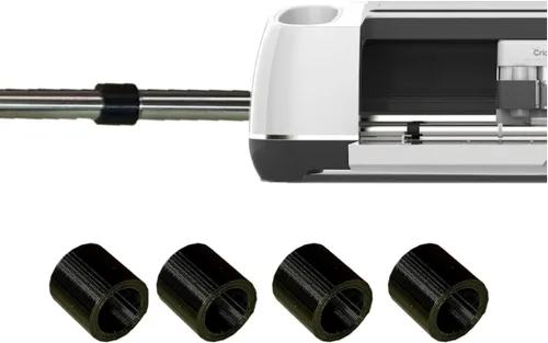 Paquete de 4 piezas de repuesto para Cricut Maker, guía de goma para rodillos de goma, paquete de ruedas compatible con Cricut para reparación de