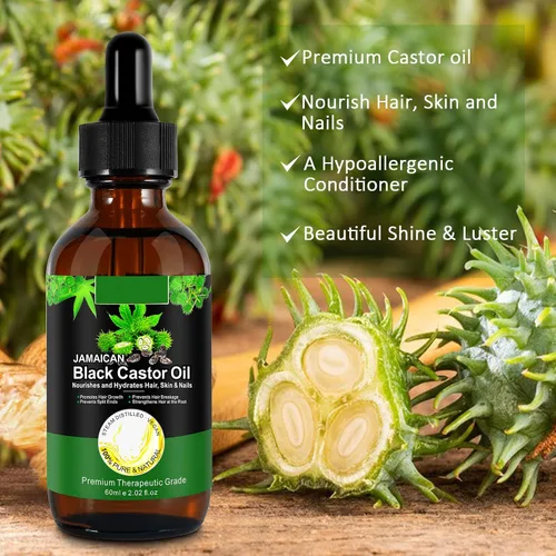Miniatura 8 de Jamaican Pure - Champú de aceite de ricino negro prensado en frío y set de crecimiento, 10.56 onzas líquidas fortalece y restaura, champú