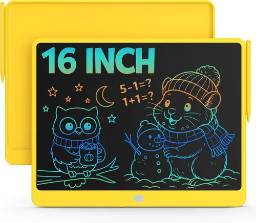 Miniatura 12 de Bravokids Juguetes para niñas y niños de 3 a 6 años, tableta de escritura LCD tablero de dibujo de 10 pulgadas, almohadillas de dibujo electrónicas