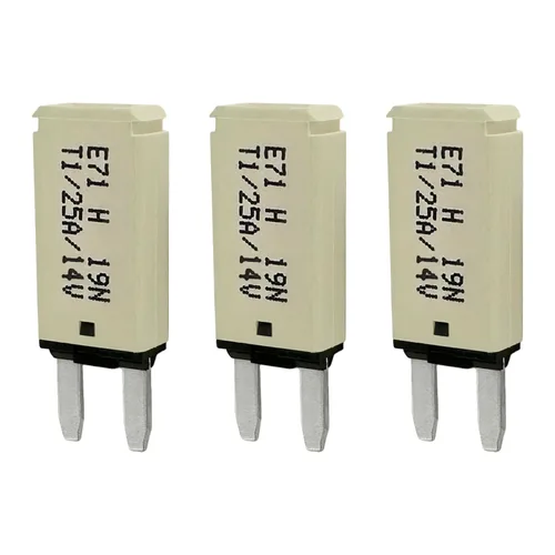 Miniatura 10 de Mini ATM Auto Reinicio 5 Amperios Disyuntor de Circuito Fusible para Protección de Batería de Audio Automotriz Marina RV Coche Camión (T1) Reinicio