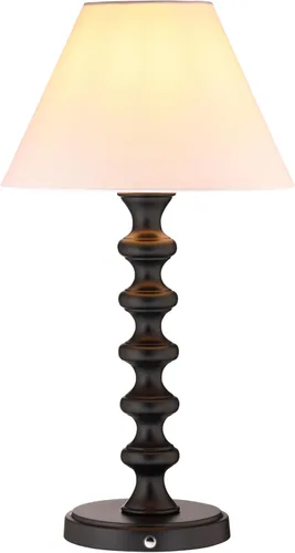 Miniatura 11 de O'Bright Ember – Lámpara de Mesa Inalámbrica – Recargable, Regulable al Tacto, Funciona con Batería, Bombilla LED E26, Carga Rápida Tipo C, Lámpara