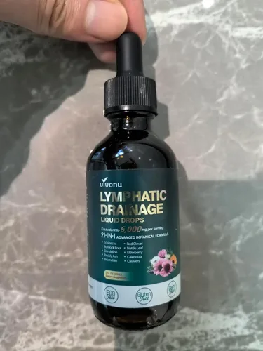 Miniatura 9 de Gotas de drenaje linfático 21 en 1 para liposomal, 6000 mg Suplemento de apoyo del sistema inmunológico y linfático para mujeres y hombres