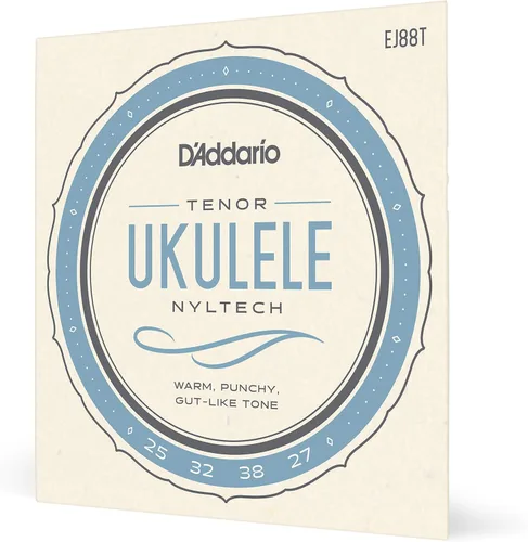 Miniatura 16 de D'Addario Cuerdas de ukelele soprano/concierto, fluorocarbono, EJ99SC, juego de 4 cuerdas, paquete de 1