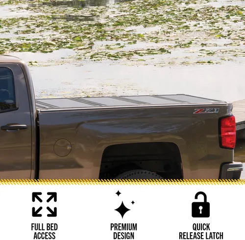 Miniatura 6 de BAK BAKFlip FiberMax - Cubierta rígida plegable para caja de camioneta 1126223 Se adapta a Dodge Ram 1500 2019 - 2023 caja de 6 pies 4 pulgadas