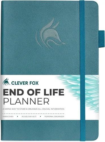 Miniatura 10 de Clever Fox Planificador de fin de vida - Organizador de arreglos finales para beneficiarios, preparación de testamentos, últimos deseos y Negro