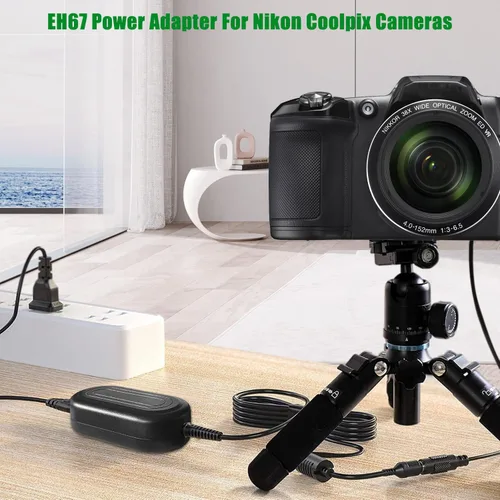 Miniatura 4 de Adaptador de fuente de alimentación de CA EH-67 EH67 para cámaras Nikon Coolpix L840 L830 L820 L810 L340 L330 L320 L310 L120 L110 L105 L100 B500.