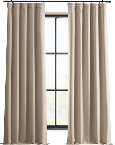 Miniatura 17 de HPD HALF PRICE DRAPES Cortinas opacas sólidas con aislamiento térmico para dormitorio, cortina de 84 pulgadas de largo (1 panel), cortinas opacas