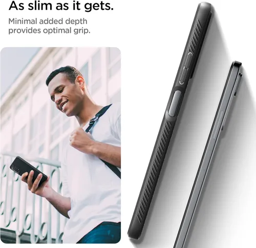 Miniatura 6 de Spigen Liquid Air - Funda diseñada para Redmi Note 11 Pro (Liquid Air), color negro mate