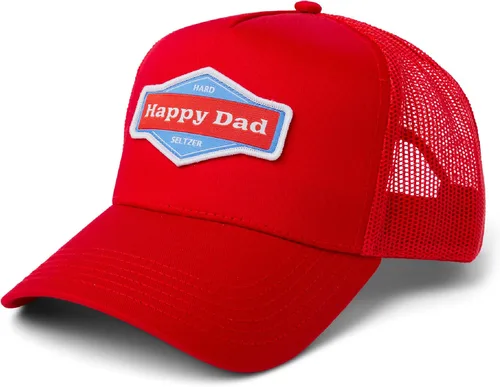Miniatura 15 de Sombrero de camionero de Happy Dady, sombreros de moda para hombre con parte trasera de malla transpirable, cierre a presión, regalos de cumpleaños