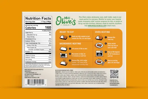 Miniatura 7 de Miss Olives Paquete Vegetariano de Comidas Preparadas para Microondas