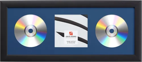 Miniatura 19 de Craig Frames paspartú para mostrar CD con marco negro de 1 pulgada