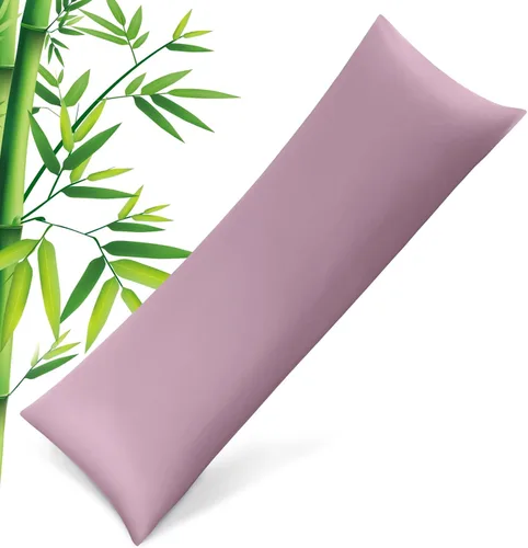 Miniatura 23 de Fundas de almohada de tamaño corporal, Fundas de almohada de viscosa refrescante con cierre de cremallera, Funda de almohada fresca y transpirable