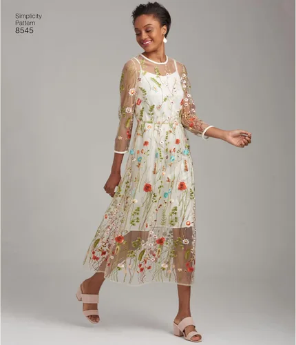Miniatura 2 de Simplicity US8545P5 Patrones de costura para mujer, camisa, y camiseta sin mangas, tallas 12-20