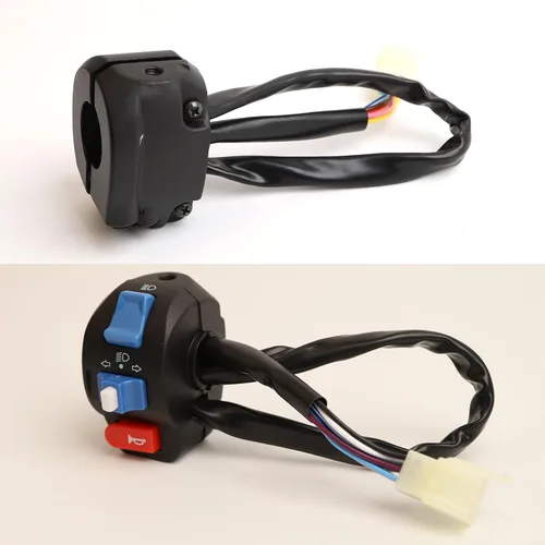 Miniatura 2 de Mokuo Conjunto de Control de Interruptor de Manillar de Aluminio de 7/8" 22mm Compatible con Sistema de Freno de Disco GY6 50cc 125cc 150cc 139QMB