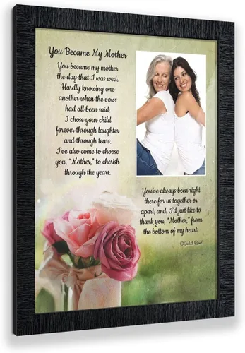 Miniatura 31 de Crossroads Home Décor Regalos para suegra - Regalos de nuera, You Became My Mother 7346BW