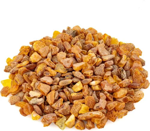 Miniatura 6 de Piedras ámbar pulidas y crudas 100% naturales del Báltico Chips Resina Ambar Piedra para manualidades de joyas y cuentas sueltas (sin agujeros)