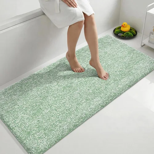 Miniatura 61 de Yimobra Alfombra de baño acolchada antifatiga, antideslizante, lavable, de microfibra suave y densa para lavabo, ducha, pies cansados, cómodo