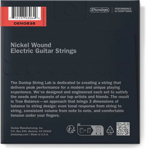 Miniatura 2 de Cuerdas de Guitarra Eléctrica Nickel Wound 08-38