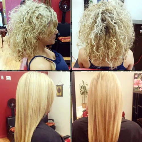 Miniatura 4 de KERATIN FORTE Tratamiento capilar de queratina brasileña extra fuerte profesional 10.1 fl oz botella probada resultados increíbles 300ML