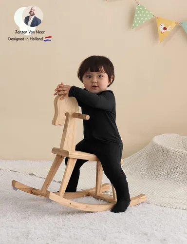 Miniatura 31 de Jimonda Pijama de bambú para bebé, unisex, para niños y niñas, de una pieza, manga larga, cierre de cremallera de 2 vías, mameluco