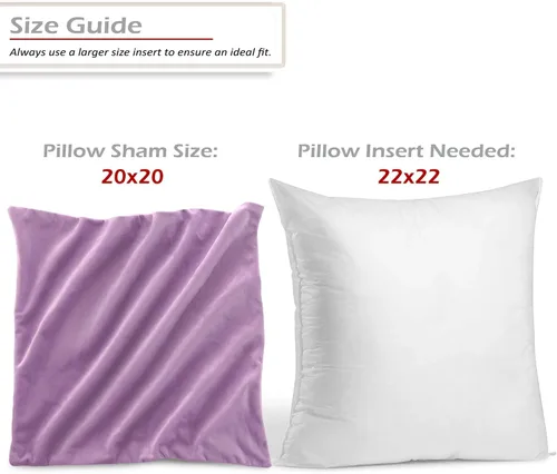 Miniatura 2 de Nestl Fundas de cojín decorativas, acogedoras fundas de almohada de terciopelo lavanda 51 x 51 cm, suaves fundas de almohadón sólido para sofá, cama