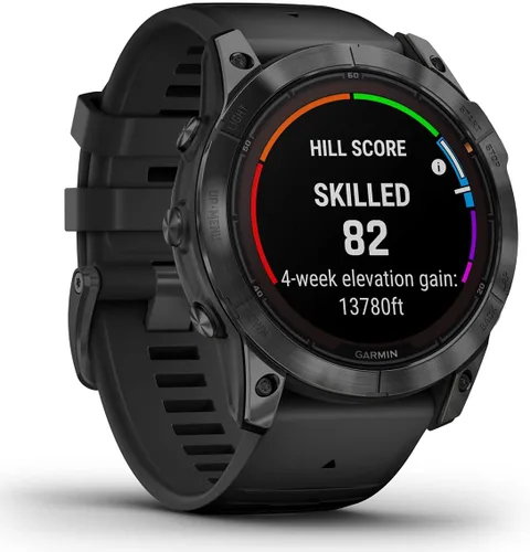 Miniatura 7 de Garmin Fenix 7X Pro Solar (Slate/Negro) Multisport GPS Smartwatch Caja de regalo – Entrenamiento, seguimiento del sueño/salud – Incluye protectores