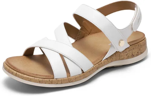 Miniatura 9 de Littleplum Sandalias ortopédicas para mujer con soporte de arco, cómodas sandalias planas, elegantes zapatos ortopédicos de verano para caminar