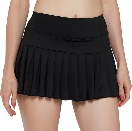 HonourSex Falda de Tenis Plisada para Mujer, Faldas de Golf con Bolsillos, Falda con Pantalones Cortos para Entrenamiento, Deportes, Senderismo,