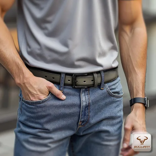 Miniatura 4 de BULLIANT Men Belt Multi Pack,Adjustable Leather Belt For Men Dress Casual Jeans Golf 1 38",Cut For Fit