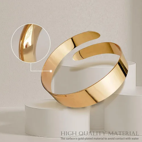 Miniatura 3 de Pulsera de serpiente dorada Brazalete superior del brazo para mujer Pulsera de noche, talla única