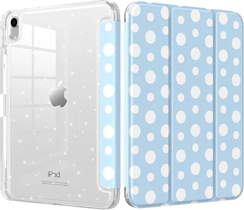 Miniatura 29 de MoKo Funda para iPad (A16) de 11ª generación 2025/10ª generación 2022, iPad de 11 pulgadas/10.9 pulgadas con cubierta trasera translúcida de TPU