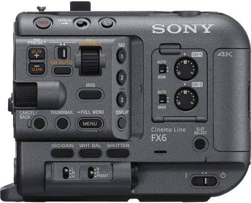 Miniatura 3 de Sony Cuerpo de cámara de línea de cine de fotograma completo FX6 (ILME-FX6V) – Sensor Exmor R de 10.2 MP Preparado para producción profesional